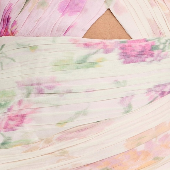 LoveShackFancy Pintil Gathered Strapless Maxi Dress In Floral Size 8 (NWT) - Picture 4 of 8